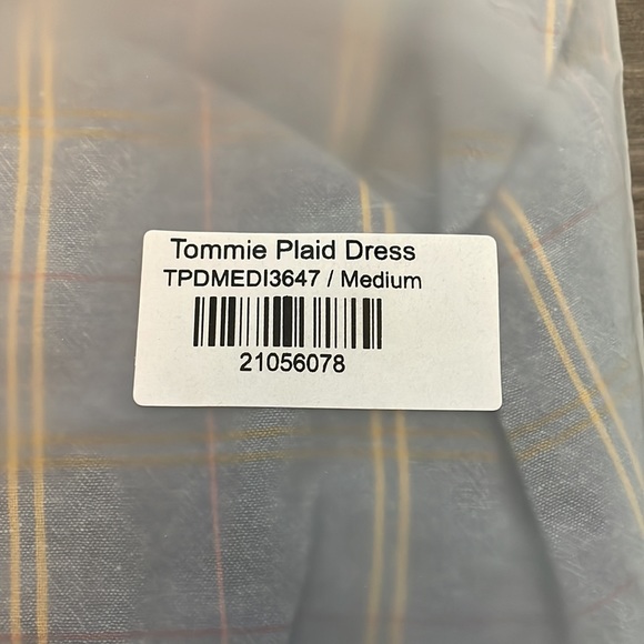 Ivy City Tommie Plaid dress SZ M - Picture 4 of 9